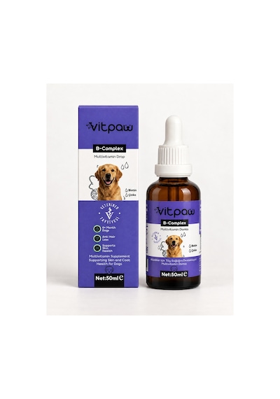 B+ Complex Dog Köpekler İçin Deri Ve Tüy Sağlığını Destekleyici Multivitamin Damla 50 Ml.