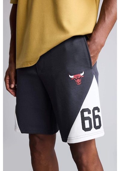 Defacto Nba Lisanslı Chıcago Bulls Standart Fıt Şort H4494ax26auar214 Antrasit-ar214