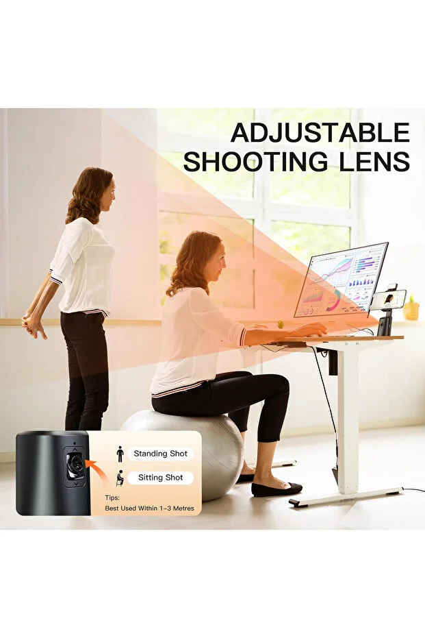 Gimbal Yüz Takip Telefon Sabitleyici 360 Video Canlı Yayın Akıllı Tripod Direk Bağlantı