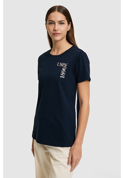 U.s. Polo Assn. Kadın Lacivert Tişört 50323476-vr033