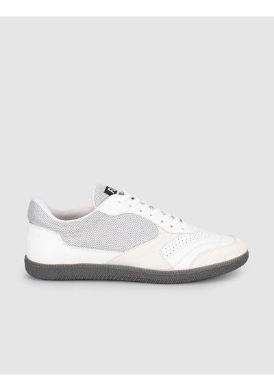 Cabani Beyaz Hakiki Deri Erkek Sneaker Ayakkabı