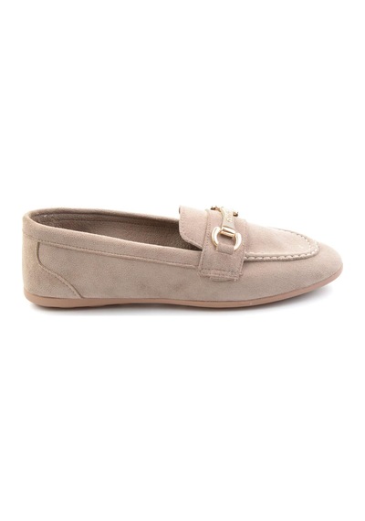 Vizon Kadın Loafer Ayakkabı K01542380772