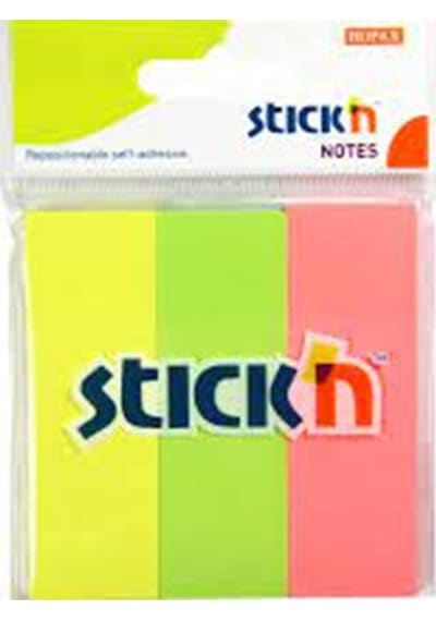 Gıpta Stıckn 76X25 Neon 3 Renk Kağıt Ayraç 50 Yp