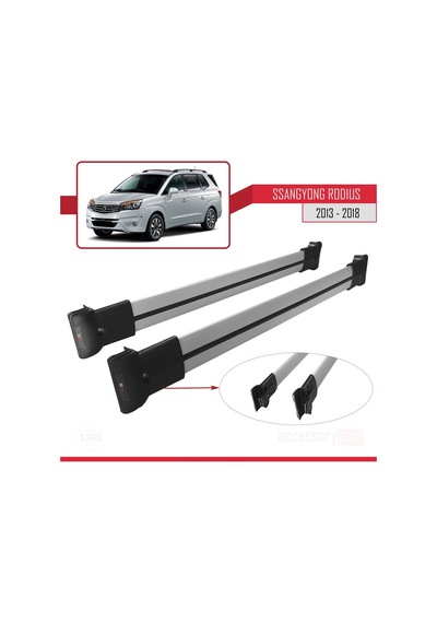 Ssangyong Rodius 2013-2018 Arası Fly Model Ara Atkı Tavan Barı Gr