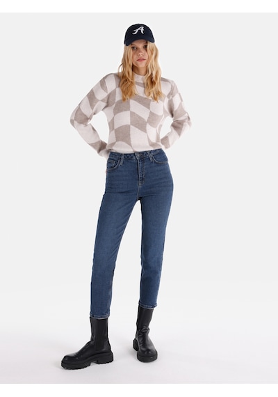 Colins 891 Maya Slim Fit Normal Bel Daralan Paça Mavi Kadın Pantolon Cl1066398 Denim