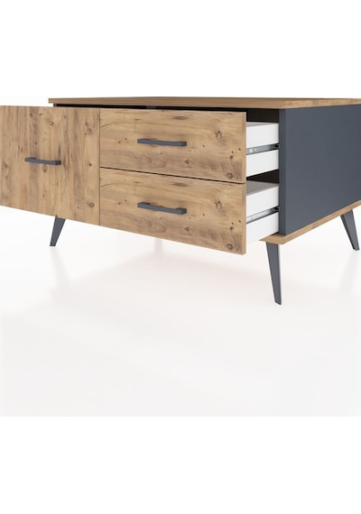 Kronos Şifonyer 3 Çekmeceli 88x59x48 Antrasit-çam Çam Kronos Şifonyer 3 Çekmeceli 88x59x48 Antrasit-çam Çam