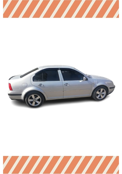 Volkswagen Bora Tüm Modellerine Özel 4'lü Mügen Tip Cam Rüzgarlığı