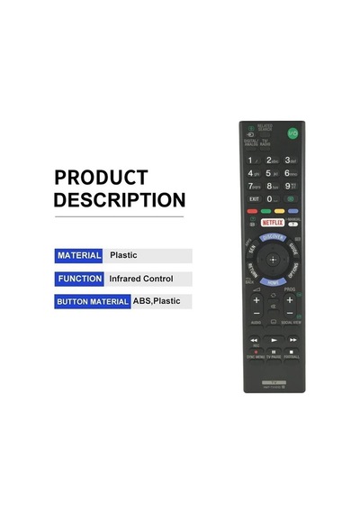 Anjiexun Sony Bravia Led Tv İçin Rmt-tx101d Uzaktan Kumanda Değişimi
