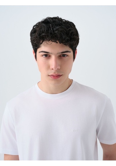 LOFT Regular Fit Erkek Tshirt K.kol Lf2034994 Q1.v1 Beyaz