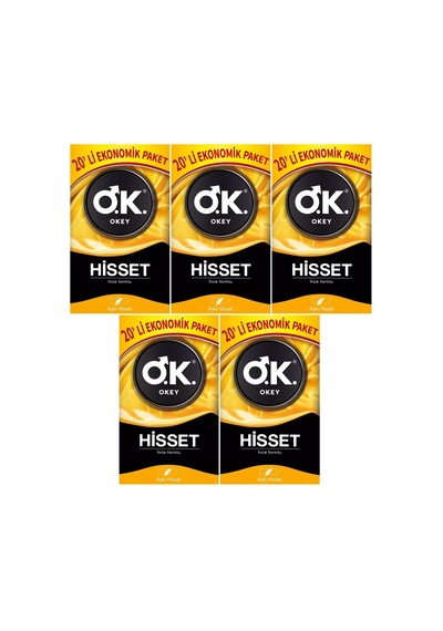 Okey Hisset Prezervatif 5 x 20'li