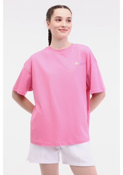 Lumberjack Wl Moıra 11f212 5fx Pembe Kadın Kısa Kol T-shirt Pembe