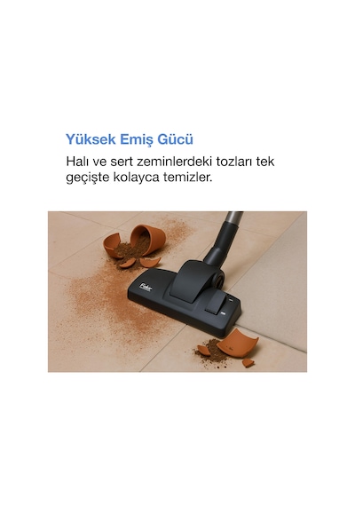 Fakir Spider RC 7032 1500 W Toz Torbasız Elektrikli Süpürge