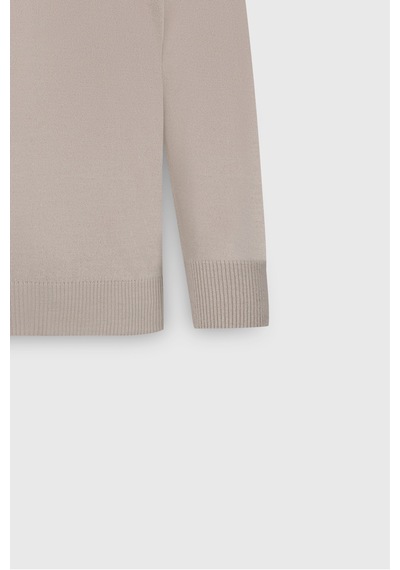 AC&Co / Altınyıldız Classics Erkek Bej Yünlü Sıcak Tutan Standart Fit Normal Kesim Bisiklet Yaka Triko Kazak Bej AC&Co / Altınyıldız Classics Erkek Bej Yünlü Sıcak Tutan Standart Fit Normal Kesim Bisiklet Yaka Triko Kazak Bej