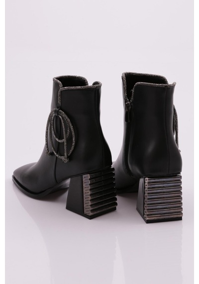 Dgn 31004 Kadin Topuklu Bot 31004-2377-R1534 Siyah