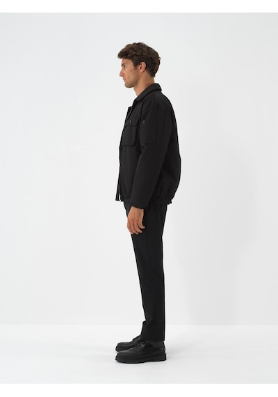 Siyah Formunu Koruyan Regular Fit Mont 190616
