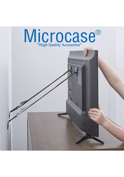 Microcase Vidalı Ayarlı Eşya Sabitleyici Aparat Düşmeyi Önleyici Deprem Mobilya Ve Çocuk Koruma - Al5264
