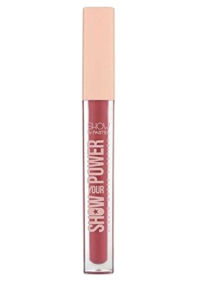 Pastel Show Your Power Liquid Matte Lipstick - Likit Mat Ruj 601 02 Gül Kurusu