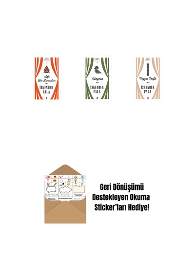 Aşk Bir Zamanlar Ciltli + Süleyman Ciltli + Neyzen Tevfik Ciltli + Okuma Sticker'ları