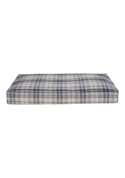 Hnrlıshp Pet Comfort Lima Mavi Kareli Köpek Yatağı M 90x60cm