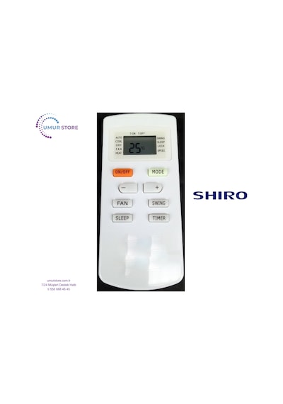 Shiro İklimsa 12w Klima Kumandası