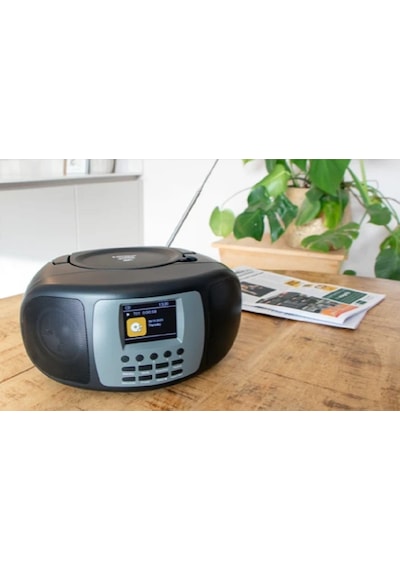 Lenco Scd-860bk - Taşınabilir Dab+/fm Radyo, Bluetooth , Cd Çalar Ve Geniş Lcd Renkli Ekran - Siyah