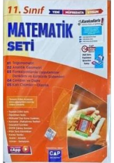 11.Sınıf Matematik Anadolu Seti -  Çap Yayınları