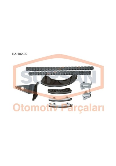 SUS EZ-102-2 Triger Eksantrik Gergi Seti 9 Parça Accent Era Getz 1.5CRDI 16V D4Fa Yeni Model Pımlı Tip Zincir Seti
