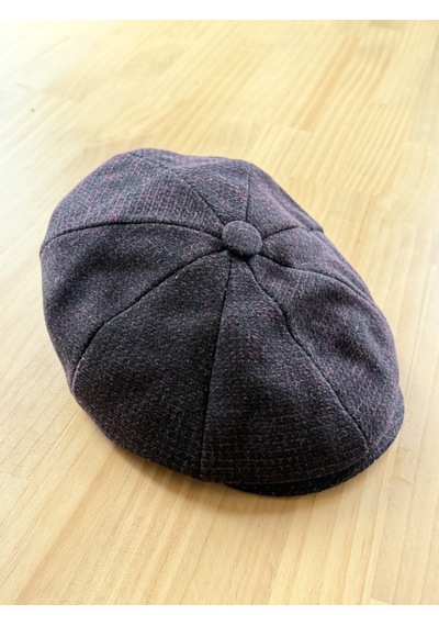 Aida Jewelss Modern Kasket Baretta Kışlık Şapka Peaky Blinders Şapka Bordo