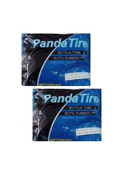 Plus Panda 27.5 Jant 27.5x1.95 - 27.5x2.125 Bisiklet İç Lastiği Av 48 Mm Motor Sibop X 2 Adet