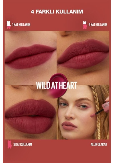 Maybelline Super Stay Teddy Tint Uzun Süre Kalıcı Likit Mat Tint 50 Wild At Heart 50