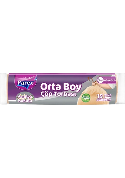 Orta Ve Büyük Boy Kokulu Büzgülü Çöp Torbası Ve 5'li Düz Bubble Sünger Paketi