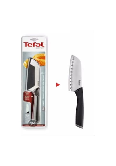 Tefal Comfort Santoku Bıçağı 12 CM Siyah