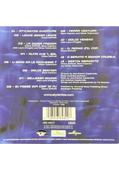 Cd Partick Capdevielle Atylantos Cd