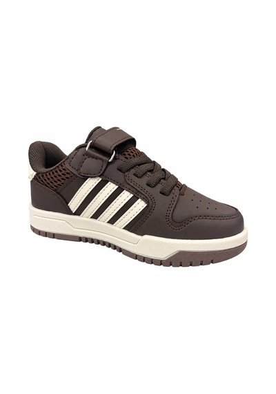 Papucumun Dünyası Çocuk Bağcıklı Cırt Cırtlı Kolay Giyimli Günlük Spor Ayakkabı Sneaker Kahverengi Papucumun Dünyası Çocuk Bağcıklı Cırt Cırtlı Kolay Giyimli Günlük Spor Ayakkabı Sneaker Kahverengi