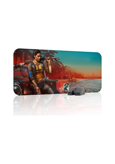 Far Cry Kaymaz Dikişli Kauçuk Oyuncu Mousepad V2 - 70x30 Xl Gaming Mouse Pad Fare Altlığı