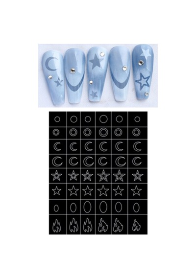 Nail Art Sticker Kendinden Yapışkanlı, Tırnak Süsleme, Tırnak Dövmesi Stikır H306