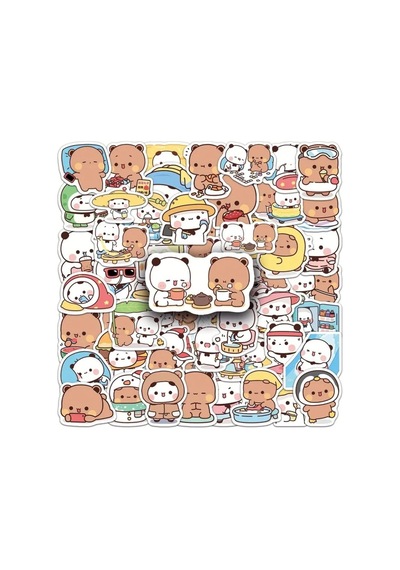50'li Dudu And Bubu Sticker Set Laptop Notebook Tablet Sticker Seti 1
