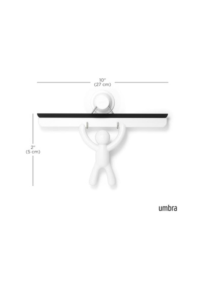 Umbra Buddy Yapıştırmalı Duş Çekçeki, Silikon Bıçaklı Pencere Çekpası Çok Renkli