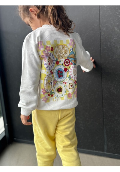 Melomel Tea Time Unisex Eşofman Takım Çok Renkli