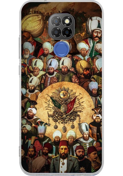 General Mobile Gm 20 Uyumlu Osmanlı Padişahları Baskılı Silikon Kılıf Renkli