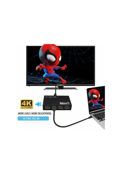 4 Port Hdmi Splitter Görüntü Çoklayıcı Çoğaltıcı Switch