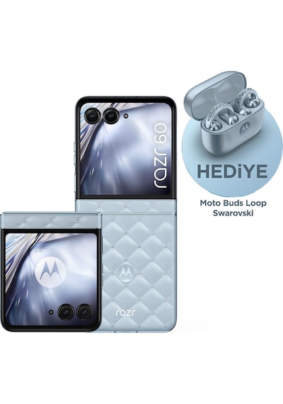 Motorola Razr 60 8 GB 256 GB (Distribütör Garantili) + Swarovski Kulaklık