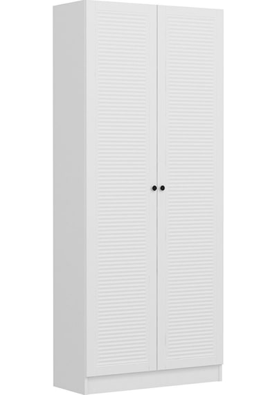 Minar Kale 210 Cm 2 Kapaklı 2b Raf Portmanto Byz Mbr Panjur Byz