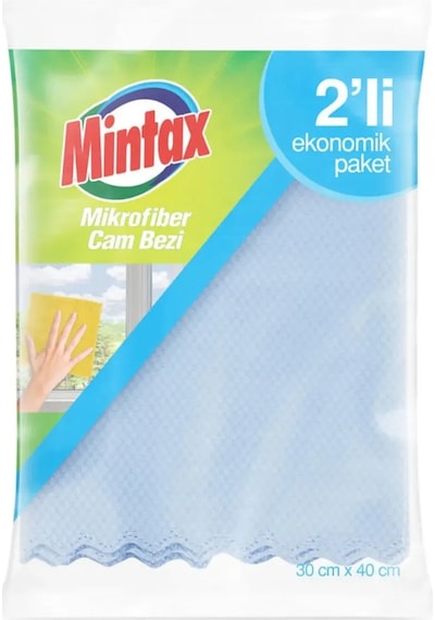 Mintax Mikrofiber Cam Bezi 2'li