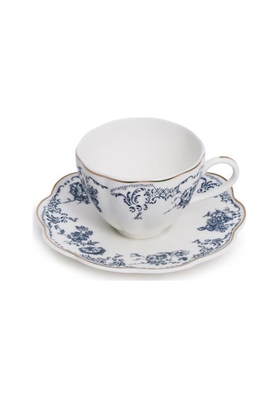 Maxx Doria Garden Collection Modra 6 Kişilik 12 Parça Kahve Fincan Takımı Pa2133 Beyaz