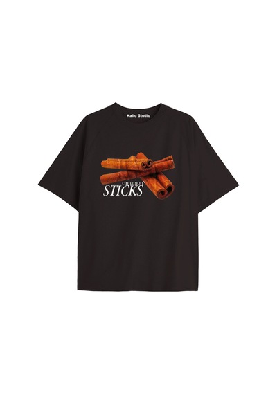 Kalic Studio Y2k Vintage Pickles Baskılı Siyah T-shirt Kod 247 Siyah-247