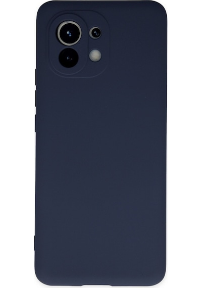 Xiaomi Mi 11 Uyumlu Kılıf Nano İçi Kadife Silikon - Lacivert