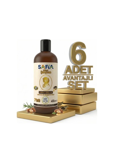 Safia Kapalı Saçlar İçin Şampuan 6x400 Ml