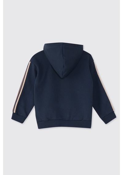 Panço Erkek Bebek Fermuarlı Lacivert Sweatshirt