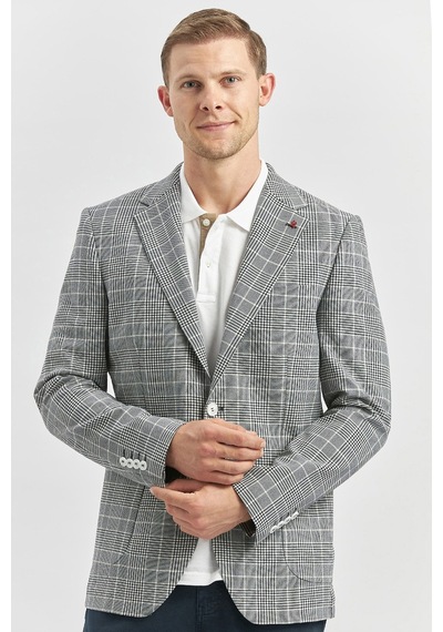 İmza Koyu Lacivert Ekoseli Armürlü Mono Yaka Likralı 6 Drop Slim Fit Dar Kesim Klasik Ceket 1002240115 Koyu Lacivert İmza Koyu Lacivert Ekoseli Armürlü Mono Yaka Likralı 6 Drop Slim Fit Dar Kesim Klasik Ceket 1002240115 Koyu Lacivert